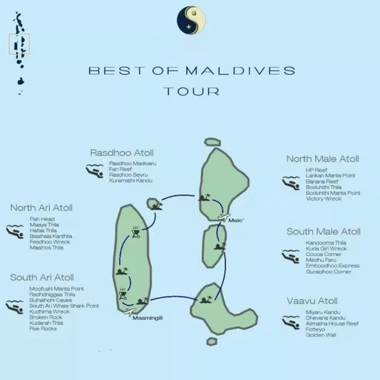 2027 New Year Maldives Four Atolls Liveaboard (8D7N)