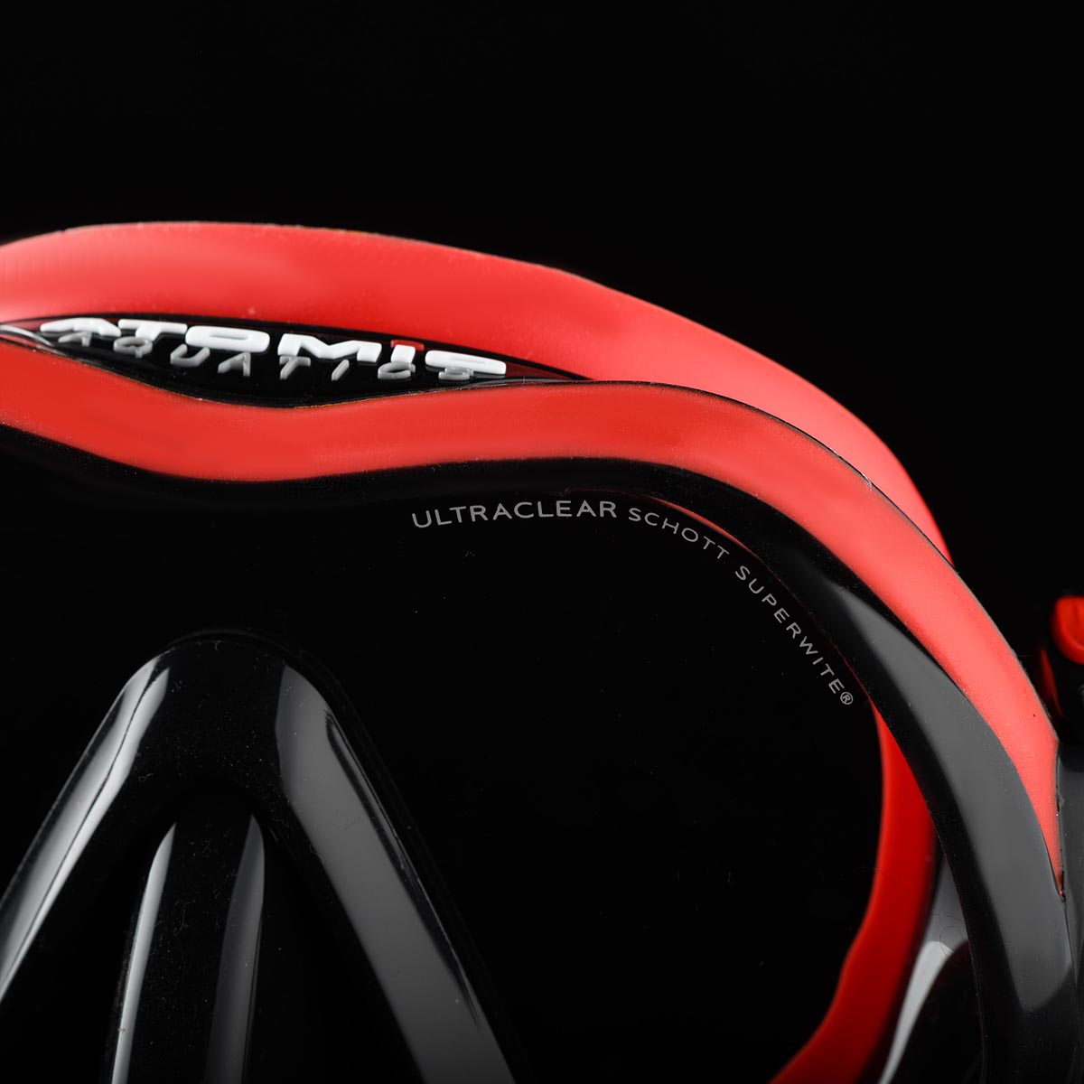 Atomic Aquatics Venom Frameless Dive Mask - Red