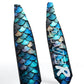 DiveR - Blue Scale Free Diving Fin Blades