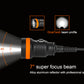 OrcaTorch D630 V2.0 Canister Dive Light / Torch 4000 Lumens