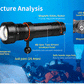 Orcatorch D950V 2.0 Underwater Dive Light/ Torch - 10500 Lumens