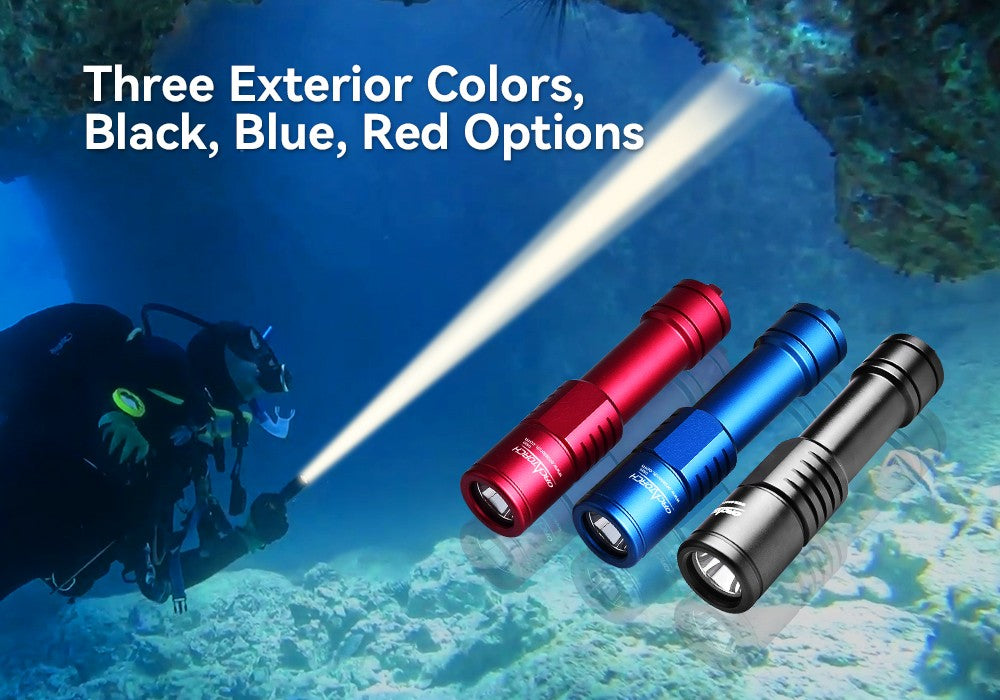 Orcaorch D520 Underwater Dive Light / Torch - 1000 Lumens