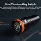 Orcatorch D900V Underwater Dive Light/ Torch - 2200 Lumens