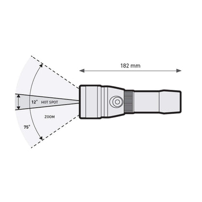 Mares EOS 5LRZ Aluminium Rechargeable Dive Torch - 503 Lumens