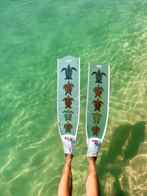 Divermon Turtle Free Diving Fins Blades - Composite Soft