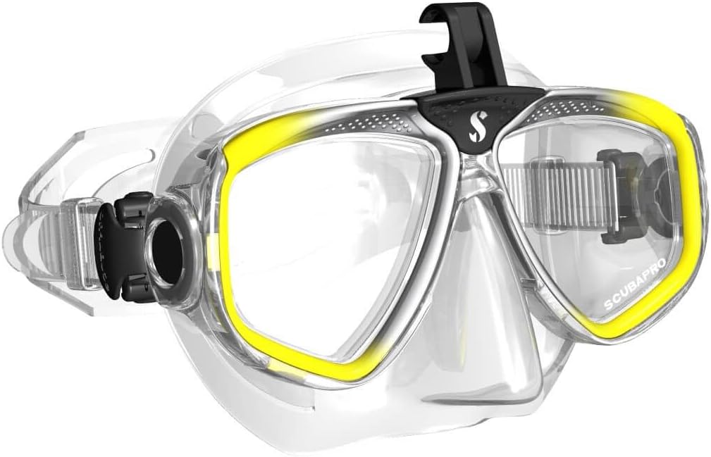 Scubapro Galileo HUD 免提潜水电脑支架，适用于变焦面罩