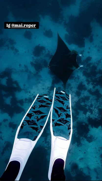 Divermon Manta Free Diving Fins Blades - Composite Soft