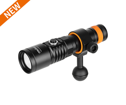 Orcatorch D710V Underwater Video Light / Dive Torch - 2000 Lumens