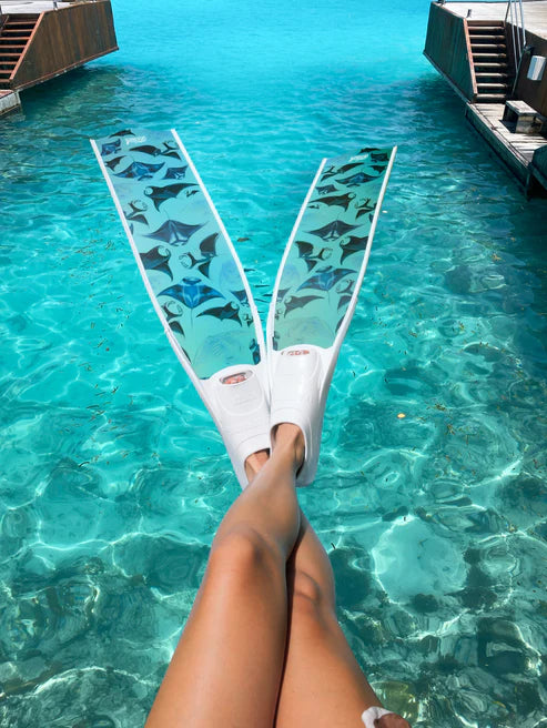 Divermon Manta Free Diving Fins Blades - Composite Soft