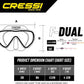 Cressi F-Dual Dive Mask