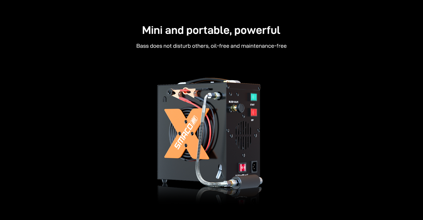 Smaco Portable High Pressure 4500Psi Electric Air Compressor