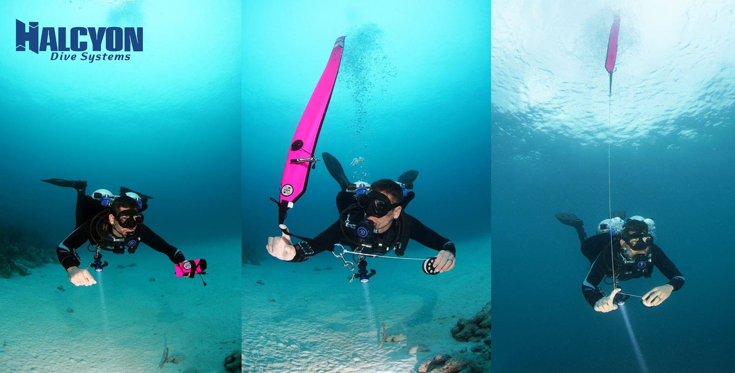 Halcyon SMB 闭路 - 1M 潜水员警报标记