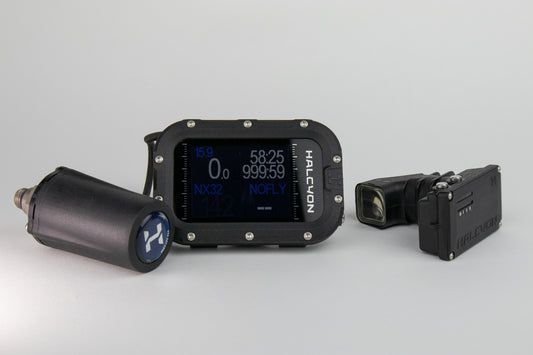 Halcyon Symbios™ Dive Computer System with Optional Tank Pod or Head Up Display