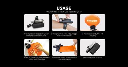 Smaco Snorkelling Life Saving Wrist Band