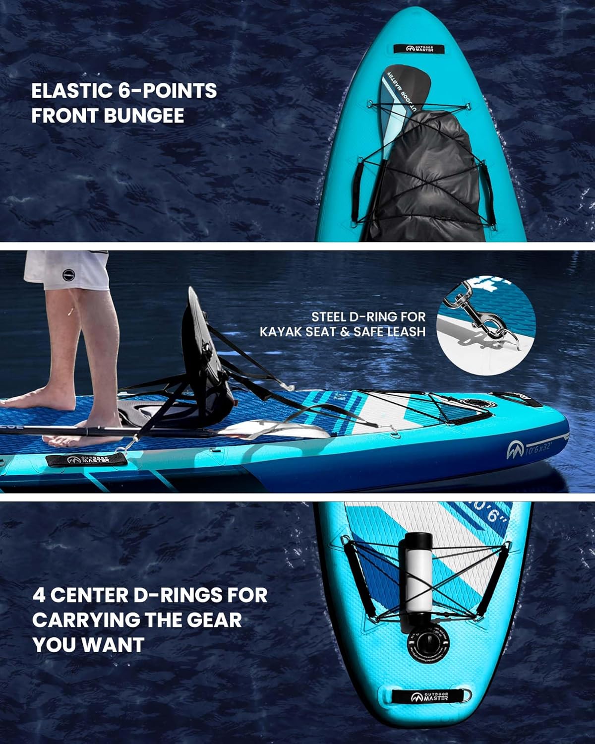 Outdoor Master Inflatable SUP Board