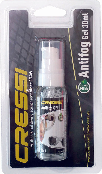 Cressi Anti Fog Gel 30ml or Anti Fog Spray 60ml for Dive Mask