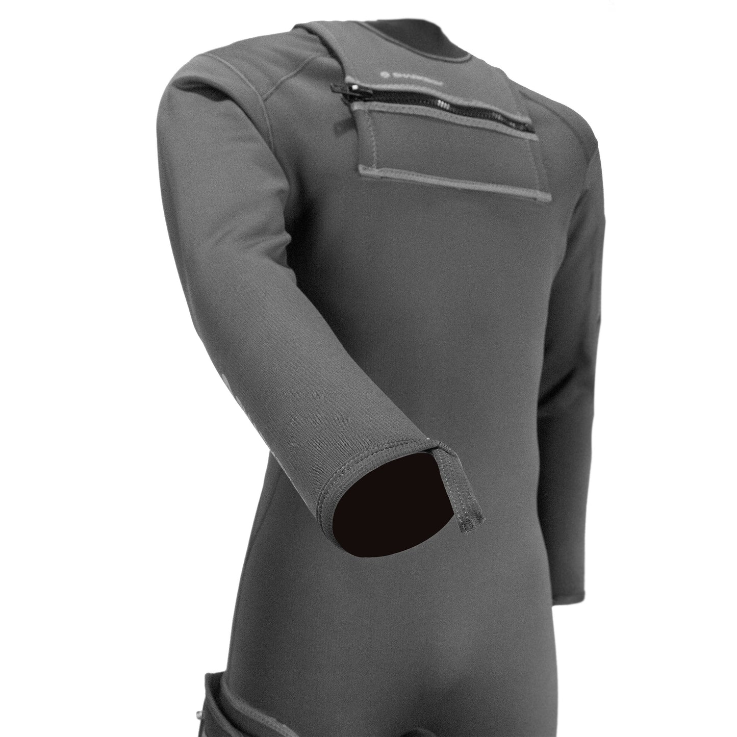 鲨鱼皮钛 T2 防寒套装胸前拉链 - 男士