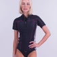 Sharkskin Chillproof Short Sleeve Chest Zip Top - Women