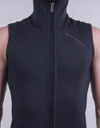 Sharkskin T2 Chillproof Full Zip Vest With Hood - Men