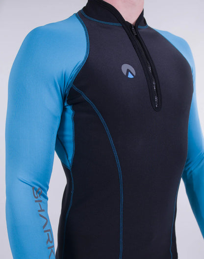 鲨鱼皮性能服装长袖 - 男士