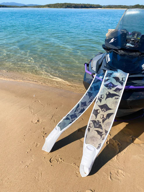 Divermon Manta Free Diving Fins Blades - Composite Soft