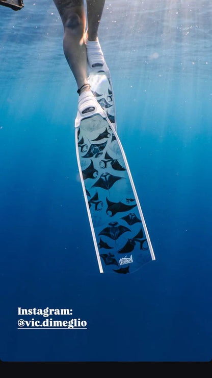 Divermon Manta Free Diving Fins Blades - Composite Soft
