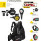 Cressi Scorpion BCD + MC9 紧凑型调节器 + Octopus + Mini Spg 套装 - 蝎子套装