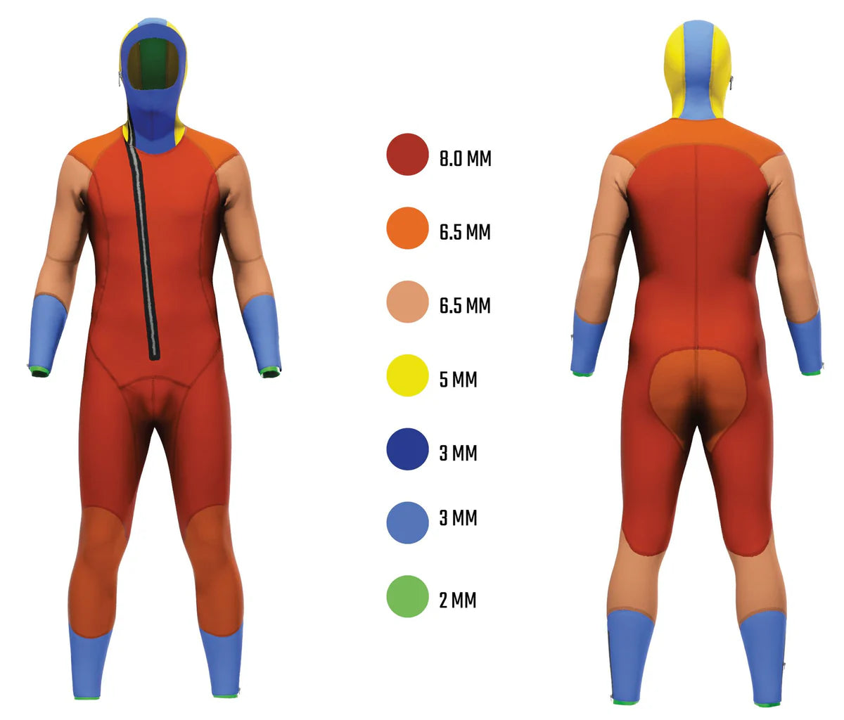 Cressi Facile Neoprene Wetsuit 8mm - Lady