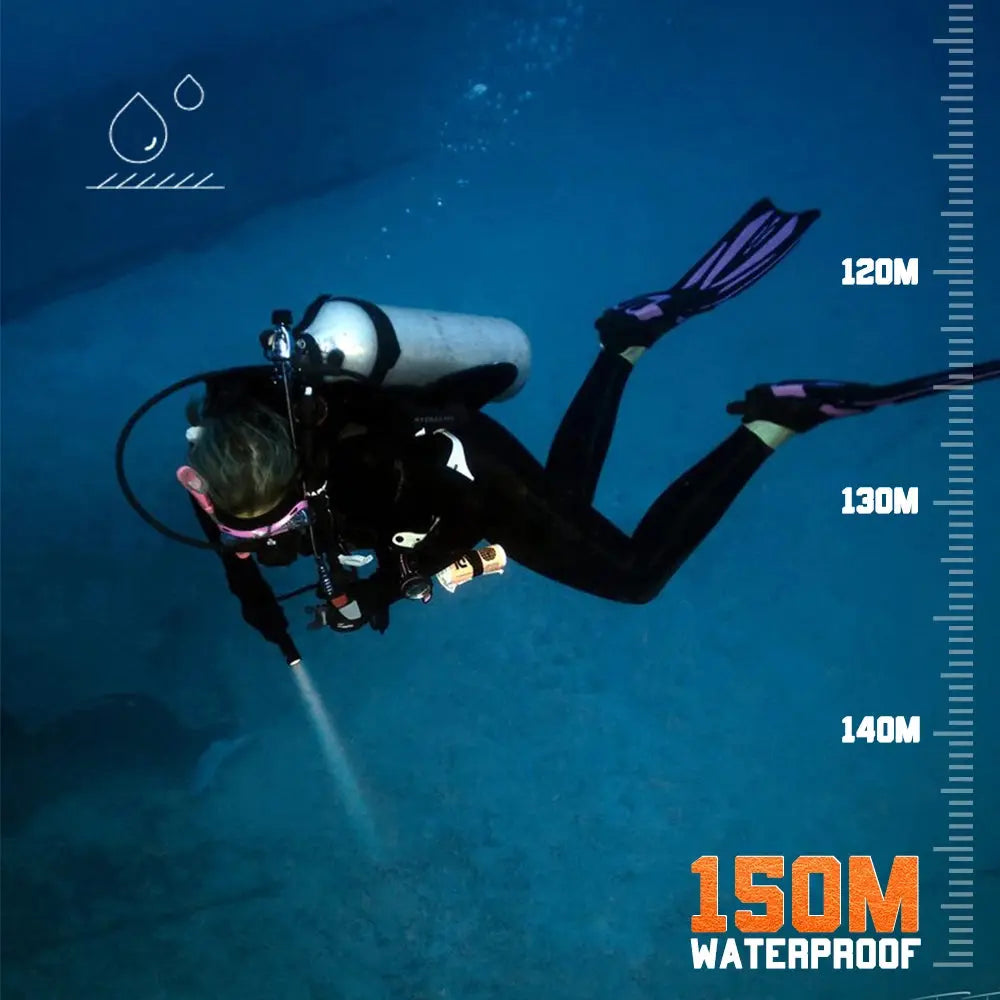 OrcaTorch D560 700 Lumens Dive Light Small & Lightweight