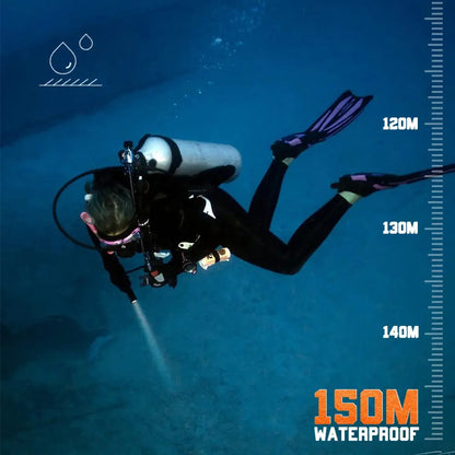 OrcaTorch D560 700 Lumens Dive Light Small & Lightweight