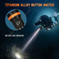 OrcaTorch D630 V2.0 Canister Dive Light / Torch 4000 Lumens
