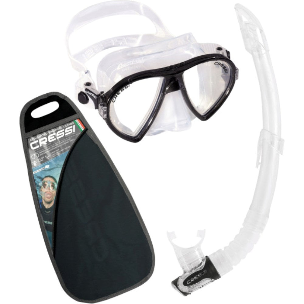 Cressi Ocean Dive Mask + Gamma Snorkel Set