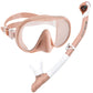 Cressi Musa Dive Mask + Scilla Semi Dry Snorkel Set