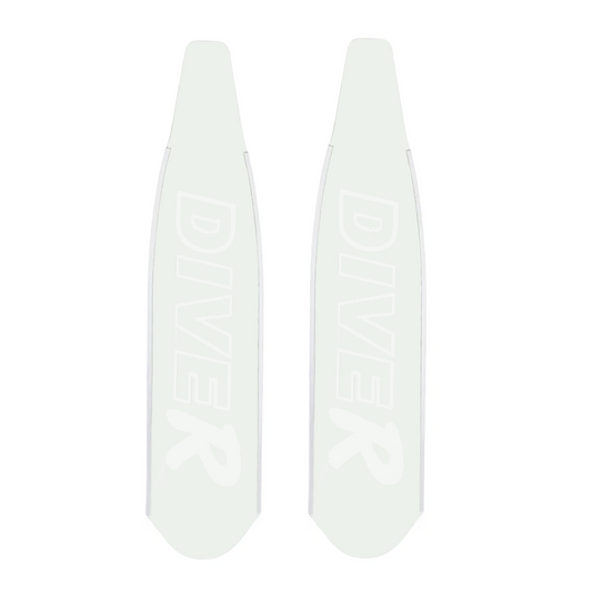 DiveR Clear Free Diving Fin Blades