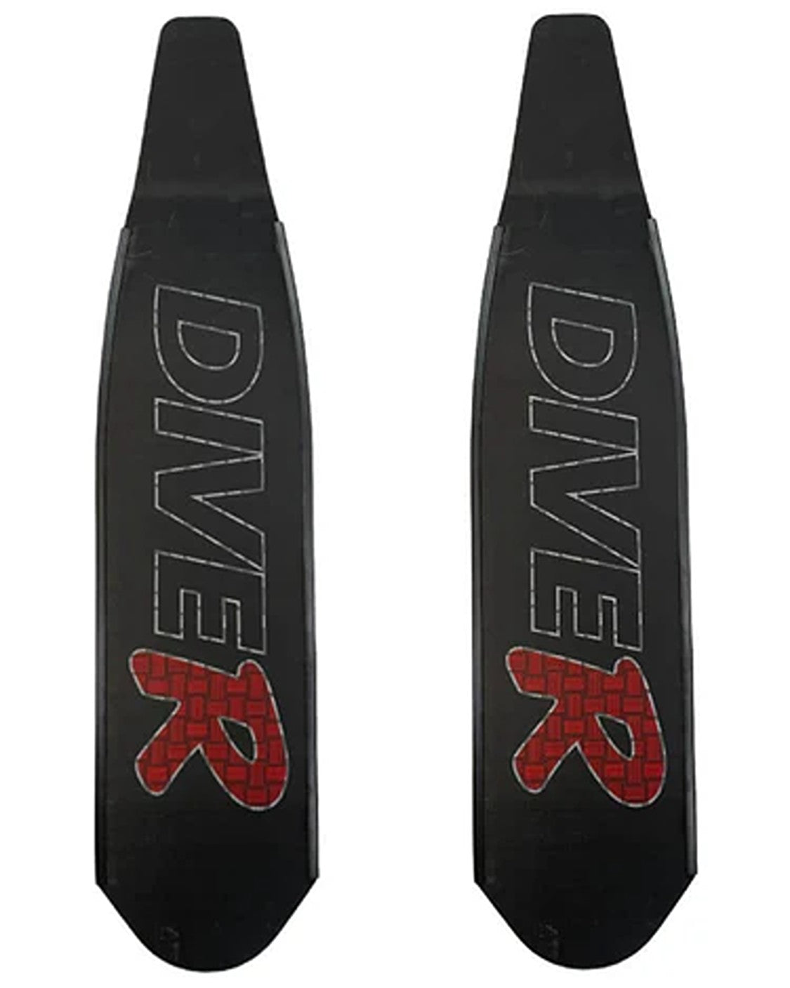 DiveR - Innegra Black Free Diving Fin Blades