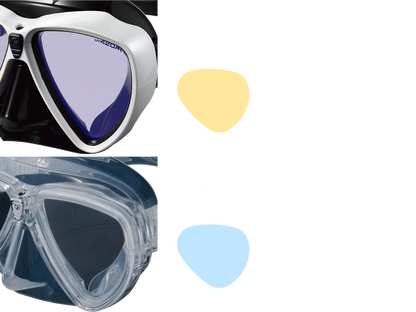GULL MANTIS LV dive mask for scuba diving and skin diving