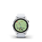 Garmin Epix™ Pro（第 2 代）- 标准版 42 毫米智能手表 - 银色，配白石表带