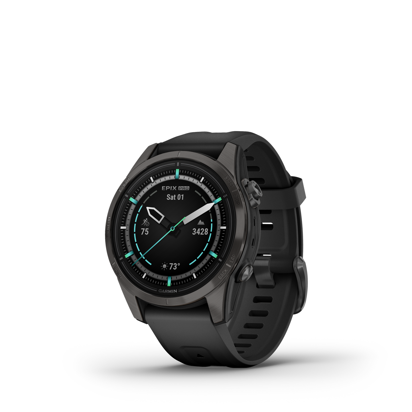 Garmin Epix™ Pro（第 2 代）- 蓝宝石版 42 毫米智能手表