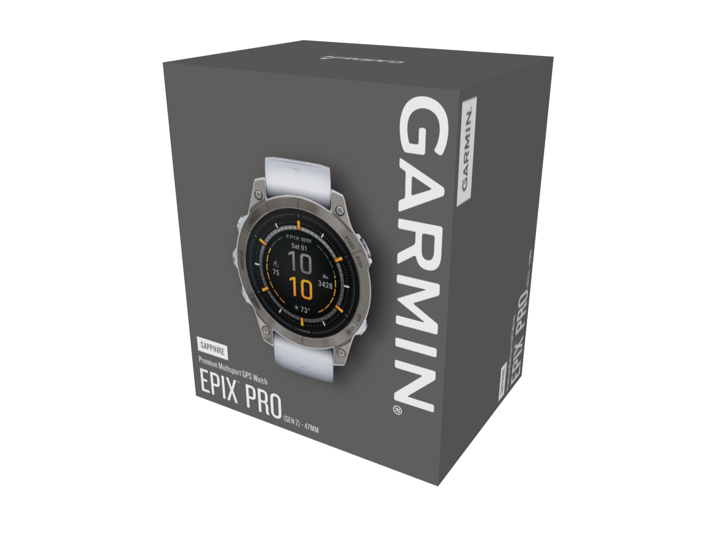 Garmin Epix™ Pro（第 2 代）蓝宝石版 47 毫米智能手表