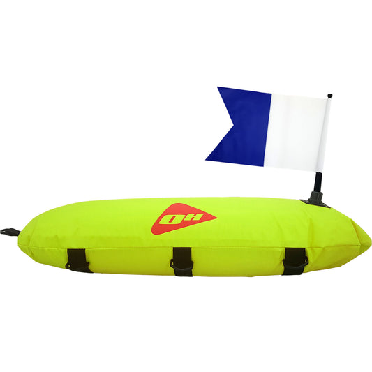 Ocean Hunter Inflatable Float with Line & Flag