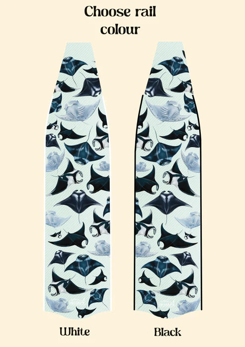 Divermon Manta Free Diving Fins Blades - Composite Soft