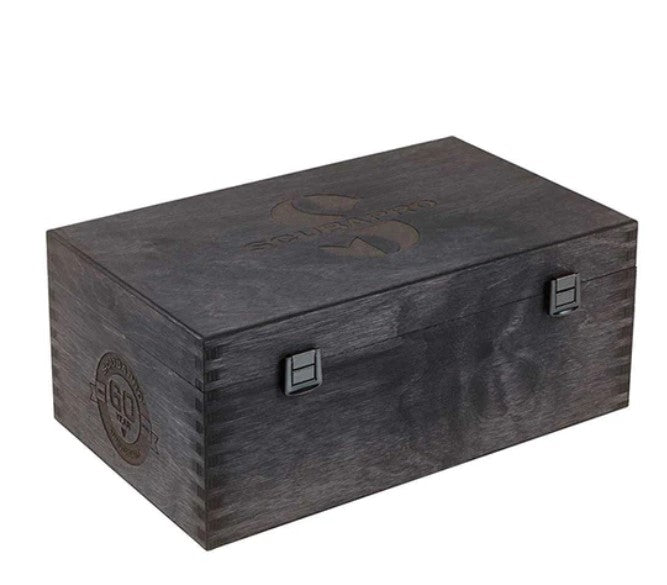 Engraved collector edition wooden storage presentation box

