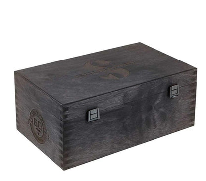 Engraved collector edition wooden storage presentation box
