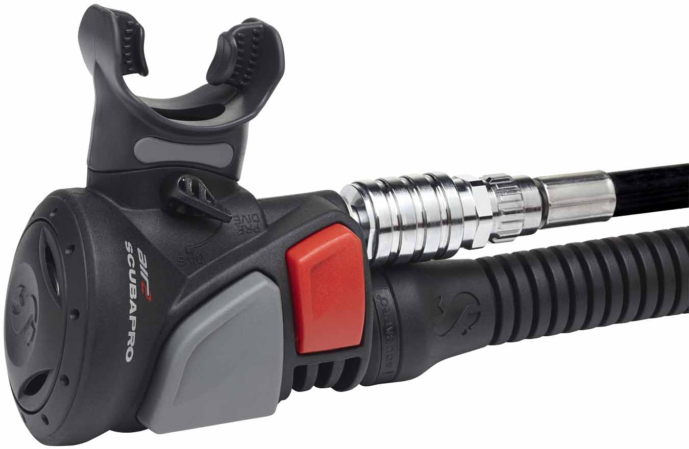 Detailed close up of the balanced power inflator system
