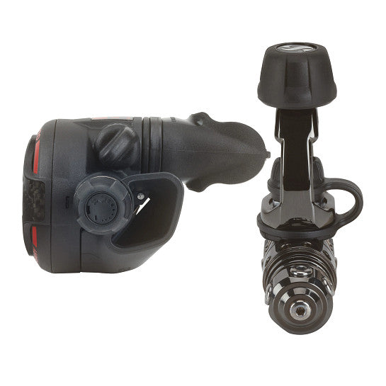 Side profile of the titanium and carbon fiber second stage regulator

