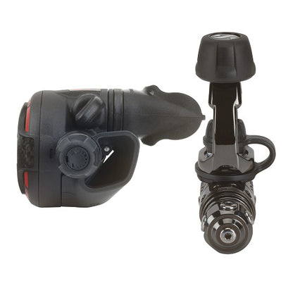 Side profile of the titanium and carbon fiber second stage regulator
