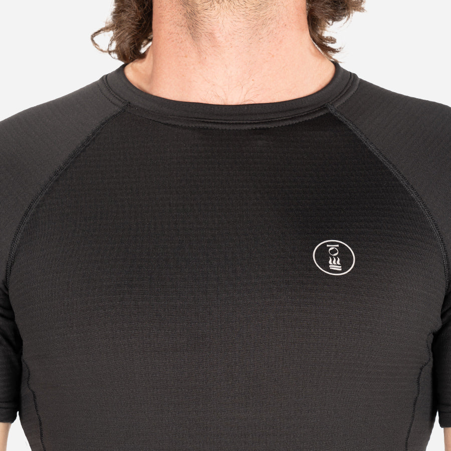 Fourth Element J2 Short Sleeves Top Black - Ocean Positive - Men