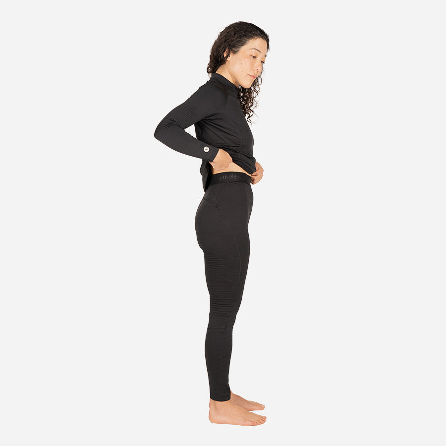 Fourth Element J2 Long Sleeves Top Black - Ocean Positive - Women