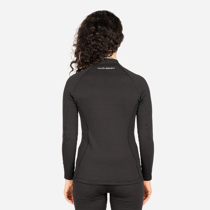 Fourth Element J2 Long Sleeves Top Black - Ocean Positive - Women