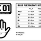 K01 Blue Flexglove Dive Gloves